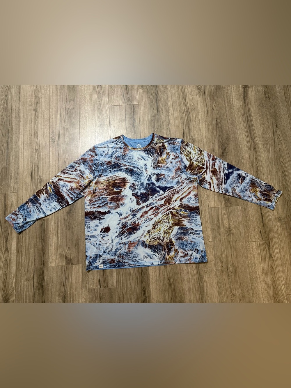 Magellan Outdoors Mossy Oak Blue, Brown & White Camouflage Tee